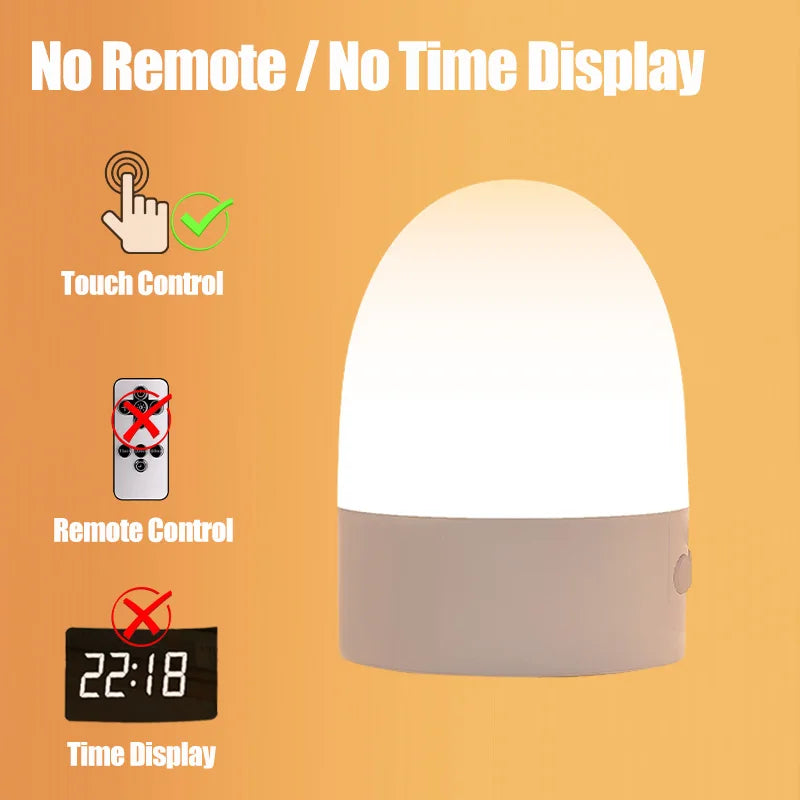 Touch Night Light Rechargeable 3 Color Wireless Baby's Room Bedside Lamp USB LED Night Light Ambient Soft Light For Kids Gift